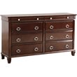 Glory Furniture Triton 8-Drawers Bedroom Dresser in Cappuccino