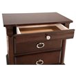 Glory Furniture Triton 2 Drawer Nightstand in Cappuccino