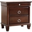 Glory Furniture Triton 2 Drawer Nightstand in Cappuccino