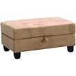 Glory Furniture Gallant Microsuede Ottoman Mocha Brown