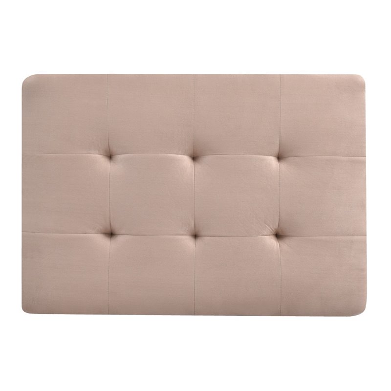 Glory Furniture Gallant Microsuede Ottoman in Mocha