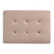 Glory Furniture Gallant Microsuede Ottoman in Mocha