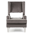 Glory Furniture Wilshire G0951A-AC Chair   DARK GRAYVelvet