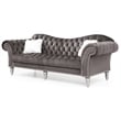 Glory Furniture Wilshire G0951A-S Sofa   DARK GRAY Velvet