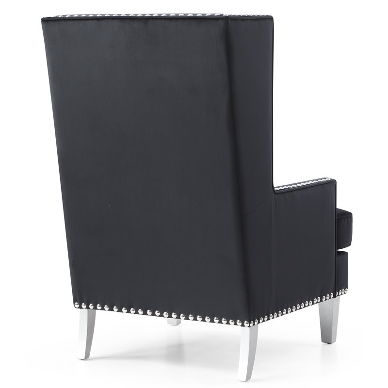 Glory Furniture Wilshire G0952A-AC Chair   BLACKVelvet