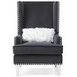 Glory Furniture Wilshire G0952A-AC Chair   BLACKVelvet
