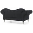 Glory Furniture Wilshire G0952A-L Loveseat   BLACKVelvet