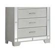 Glory Furniture 5 Drawer Chest Silver Champagne