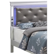 Glory Furniture Verona Full Size Wood Bed Silver Champagne