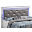 Glory Furniture Verona Wood King Size Bed Silver Champagne