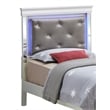 Glory Furniture Verona Wood Twin Size Bed Silver Champagne