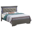 Glory Furniture Verona Wood Full Size Bed Black Metallic