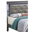 Glory Furniture Verona King Size Bed in Charcoal