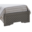 Glory Furniture Verona Wood Twin Size Bed in Charcoal