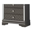 Glory Furniture Verona 5-Drawers Bedroom Chest in Charcoal