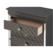 Glory Furniture Verona 5-Drawers Bedroom Chest in Charcoal
