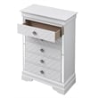Glory Furniture Verona Wood 5-Drawers Bedroom Chest White