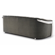 Glory Sapphire Gray Velvet Sofa With LED Accent Lighting