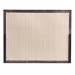 Glory Furniture Liverpool Contemporary Wood Veneer & Glass Mirror in Black