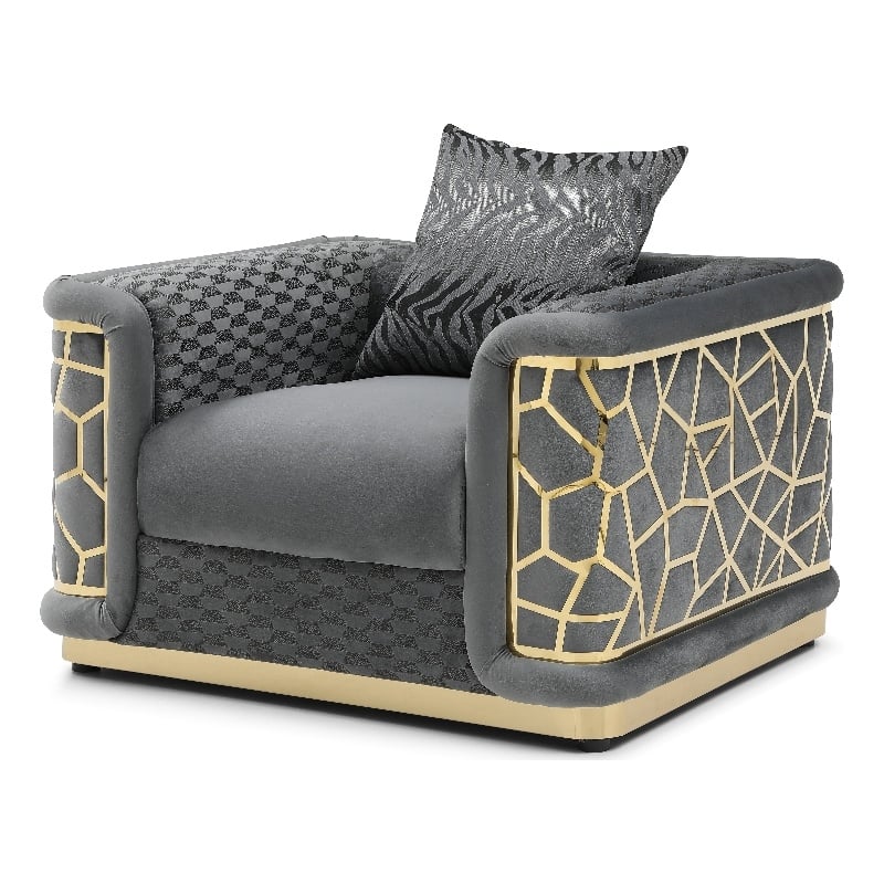 Glory Furniture Talia G0990A-C Chair  Dark GRAY