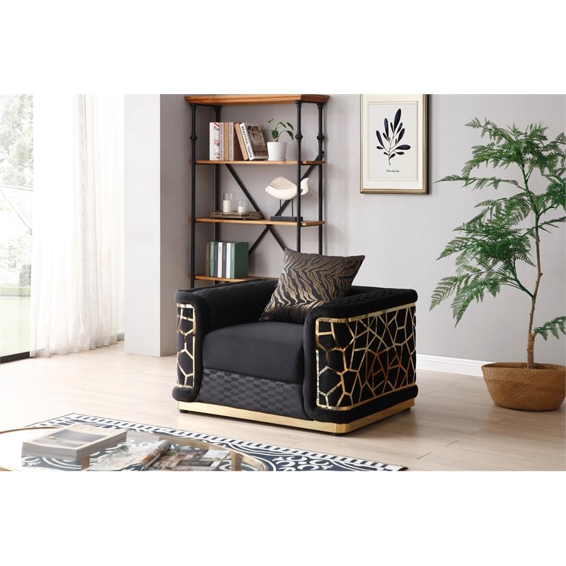 Glory Furniture Talia G0993A-C Chair  BLACK
