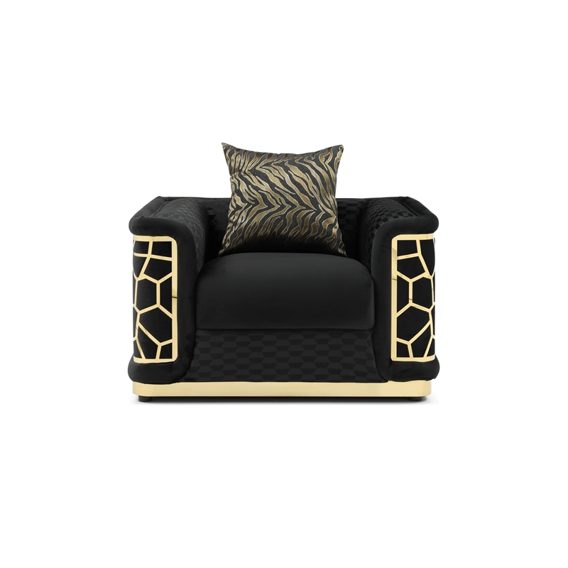 Glory Furniture Talia G0993A-C Chair  BLACK