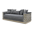 Glory Furniture Talia G0990A-S Sofa  Dark Gray