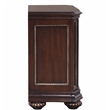 Glory Furniture Paris 3-Drawer Traditional Wood Nightstand in Cherry