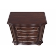 Glory Furniture Paris 3-Drawer Traditional Wood Nightstand in Cherry