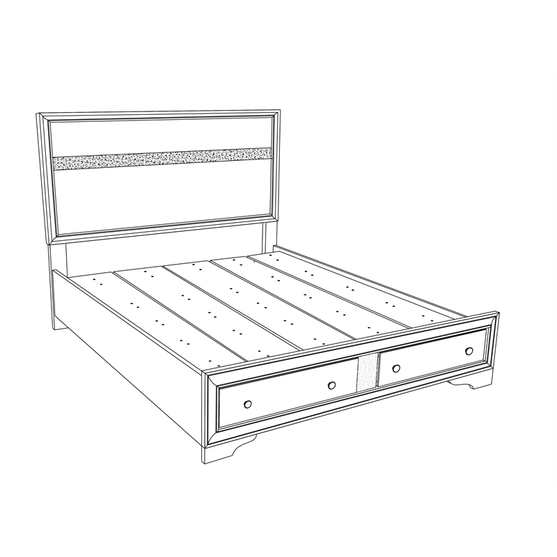Glory Furniture Madrid G02305B-KB King Bed