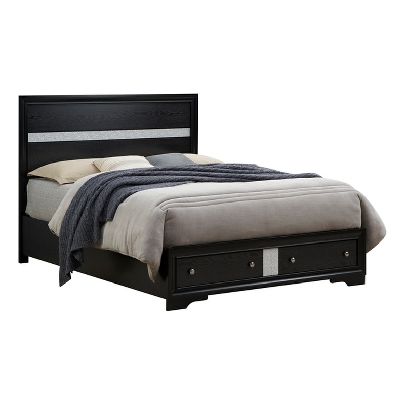 Glory Furniture Madrid G02350B-QB Queen Bed Black