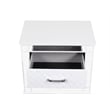 Glory Furniture Livorno G02790-N Nightstand White and Mirror