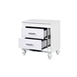 Glory Furniture Livorno G02790-N Nightstand White and Mirror