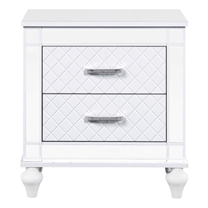 glory furniture livorno g02790-n nightstand white and mirror
