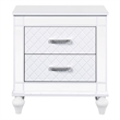 Glory Furniture Livorno G02790-N Nightstand White and Mirror