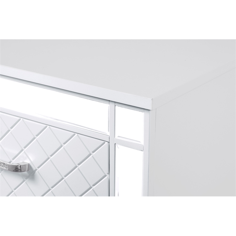 Glory Furniture Livorno G02790-CH Chest White and Mirror