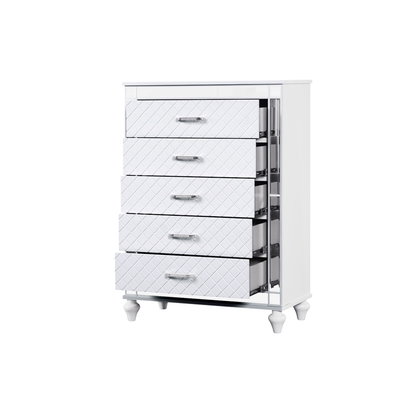 Glory Furniture Livorno G02790-CH Chest White and Mirror
