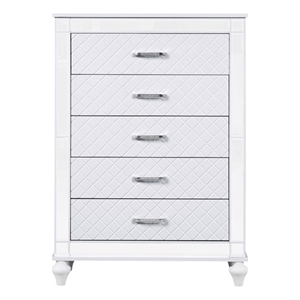 Glory Furniture Livorno G02790-CH Chest White and Mirror