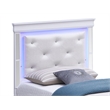Glory Furniture Verona Twin Size Storage Bed in White Pearlescent