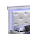 Glory Furniture Verona Queen Size Storage Bed in White Pearlescent