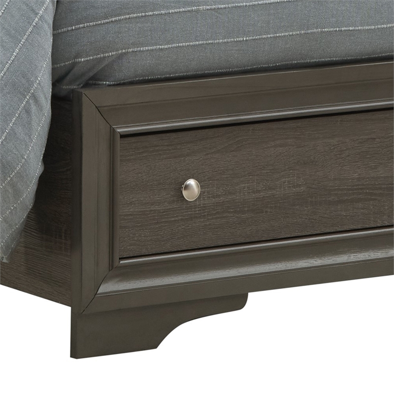 Glory Furniture Madrid G02305B-FB Full Bed Finished in Gray Wood