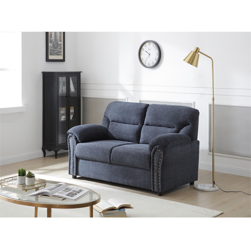 Glory Furniture Hamilton G00550A-L Love Seat Blue