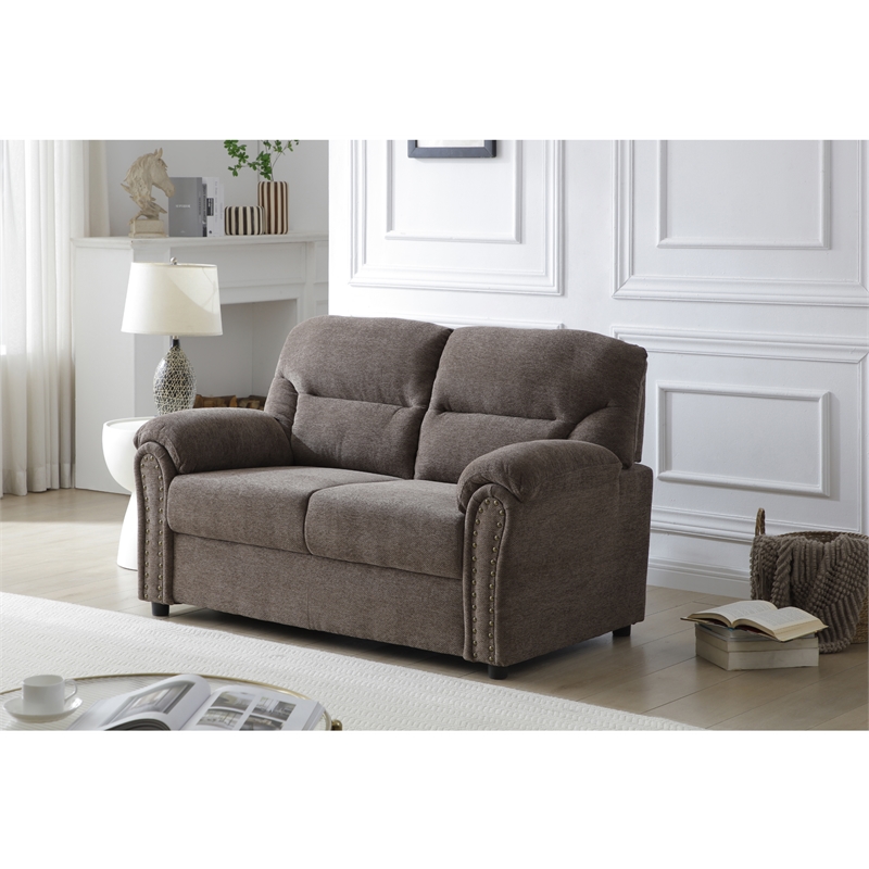 Glory Furniture Hamilton G00553A-L Love Seat  Brown