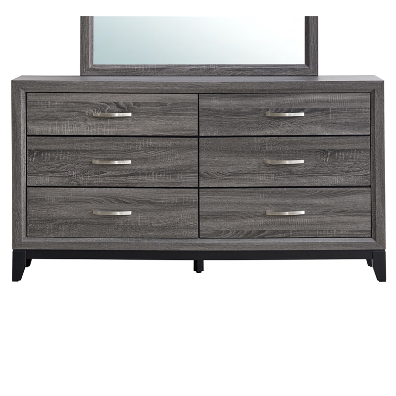 Glory Furniture Glasgow G04305-D Dresser  Gray