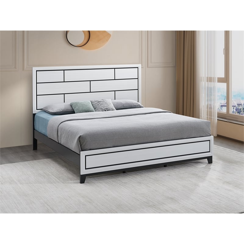 Glory Furniture Glasgow G04390A-KB King Bed  White