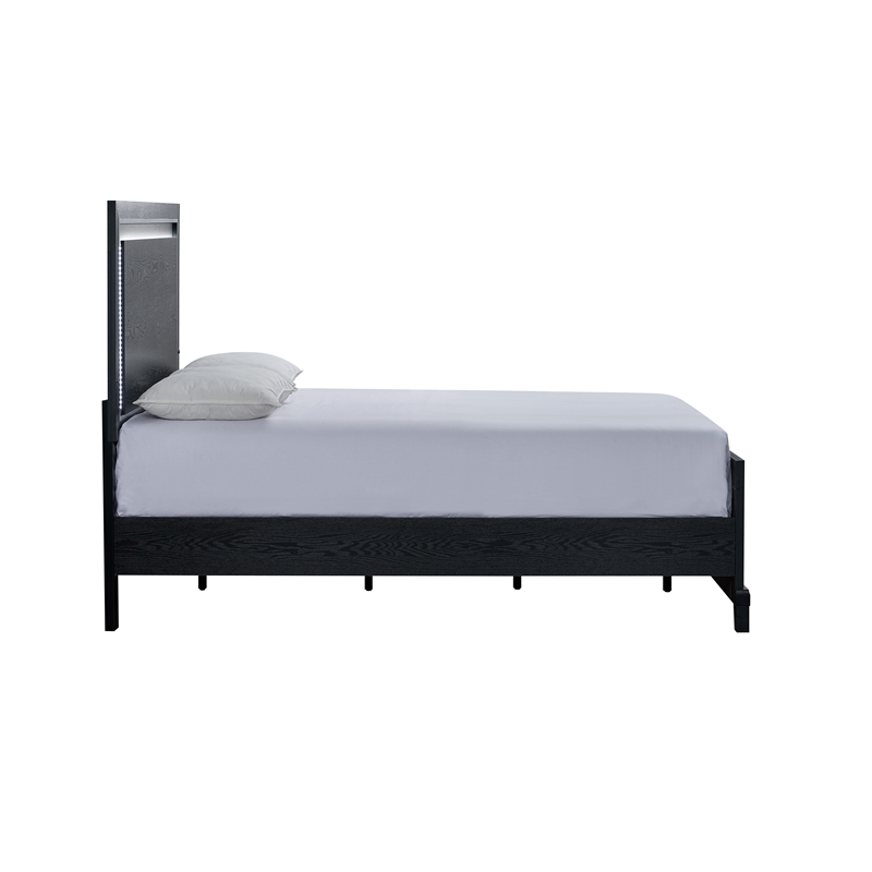 Glory Furniture Livingston G02850A-QB Queen Panel Bed Black