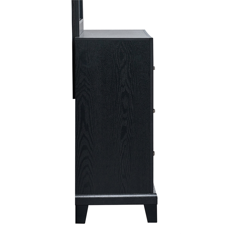 Glory Furniture Livingston G02850-D 6 Drawer Dresser Black