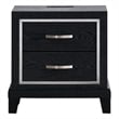 Glory Furniture Livingston G02850-N  2 Drawer NS With Power Black
