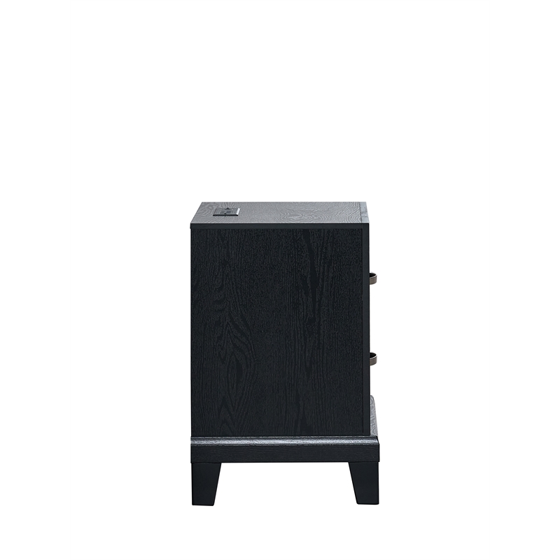 Glory Furniture Livingston G02850-N  2 Drawer NS With Power Black