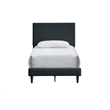 Glory Furniture Baron G00702-TB-UP Black Modern Faux Leather Platform Bed